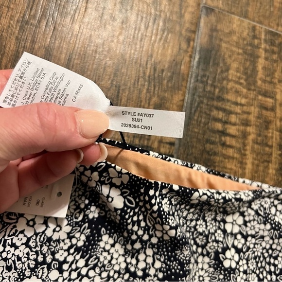 Nwt J Crew French Terry Ruffle Bikini Bottoms in Valley Floral, Size 2X - Picture 10 of 16